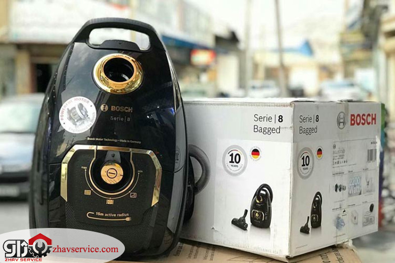 بررسی جعبه و بسته بندی جاروبرقی بوش اصل 