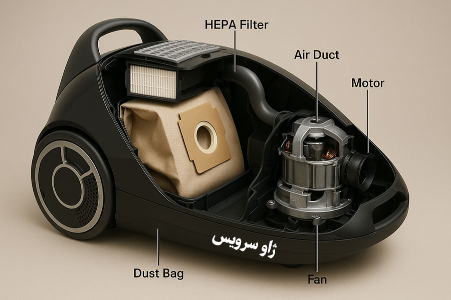 قطعات جاروبرقی